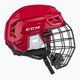 Casco da hockey CCM Tacks 210 Combo rosso 3