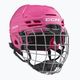 Casco da hockey per bambini CCM Tacks 70 Combo rosa