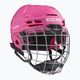 Casco da hockey per bambini CCM Tacks 70 Combo rosa