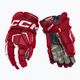 Guanti da hockey CCM Tacks AS-V SR rosso/bianco