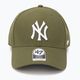 47 Brand MLB New York Yankees MVP SNAPBACK berretto da baseball in sandalo 4