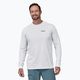 Patagonia P-6 Logo Responsibili Longsleeve uomo bianco