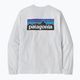 Patagonia P-6 Logo Responsibili Longsleeve uomo bianco 5