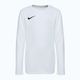 Maglia a maniche lunghe da calcio Nike Dri-Fit Park VII per bambini, bianco/nero