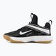 Nike React Hyperset scarpe da pallavolo nero/bianco/gomma marrone chiaro 3