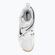 Nike React Hyperset scarpe da pallavolo bianco/nero/gum marrone chiaro 9