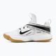 Nike React Hyperset scarpe da pallavolo bianco/nero/gum marrone chiaro 5