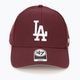 47 Brand MLB Los Angeles Dodgers MVP berretto da baseball marrone scuro 4