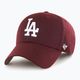 47 Brand MLB Los Angeles Dodgers MVP berretto da baseball marrone scuro 5