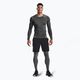 Leggings da allenamento Under Armour HeatGear carbon heather/nero per uomo 2