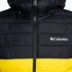 Piumino Columbia Powder Lite Hooded laser lemon/nero da uomo 3