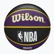 Wilson NBA Team Tribute Los Angeles Lakers basket nero / viola dimensioni 7 2