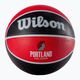 Wilson NBA Team Tribute Portland Trail Blazers basket rosso taglia 7