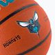 Wilson NBA Team Alliance Charlotte Hornets marrone basket dimensioni 7 3