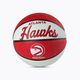 Pallacanestro per bambini Wilson NBA Team Retro Mini Atlanta Hawks rosso taglia 3
