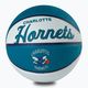Wilson NBA Team Retro Mini Charlotte Hornets mare taglia 3 basket per bambini