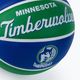 Pallacanestro per bambini Wilson NBA Team Retro Mini Minnesota Timberwolves blu taglia 3 3