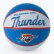 Pallacanestro per bambini Wilson NBA Team Retro Mini Oklahoma City Thunder blu taglia 3