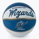 Pallone da basket Wilson NBA Team Retro Mini Washington Wizards rosso taglia 3 bambini 2