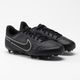 Nike Legend 9 Club FG/MG Jr scarpe da calcio bambino nero/grigio ferro/grigio bomber metallizzato 5