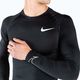 Maglia a maniche lunghe da allenamento Nike Pro Dri-Fit bianco/nero da uomo 4