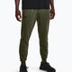 Under Armour Armour Fleece Joggers, pantaloni da allenamento da uomo, colore verde/nero 4