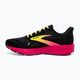 Brooks Launch 9 scarpe da corsa uomo nero/rosa/giallo 3