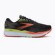 Brooks Ghost 16 scarpe da corsa da uomo nero/rosso mandarino/verde 2