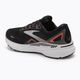 Brooks Adrenaline GTS 23 nero/rosso mandarino/argento scarpe da corsa da uomo 3