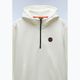 Felpa da uomo Napapijri B-Badge Half Zip Hooded white heron 7