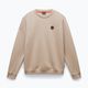 Felpa Napapijri B-Badge C beige da uomo, in stile rocky 6