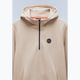 Napapijri B-Badge Uomo Felpa con cappuccio mezza zip beige rocky 7