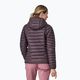 Giacca Patagonia Down Sweater Hoody donna in prugna ossidiana 2