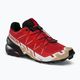 Salomon Speedcross 6 scarpe da corsa da uomo rosso fuoco/nero/safari