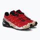 Salomon Speedcross 6 scarpe da corsa da uomo rosso fuoco/nero/safari 7
