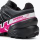 Salomon Speedcross 6 scarpe da corsa da donna ebano/bianco/molto berry 13