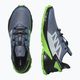 Salomon Supercross 4 scarpe da corsa da uomo flint stone/nero/geco verde 10