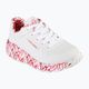 SKECHERS Uno Lite Lovely Luv bianco/rosso/rosa scarpe per bambini 11