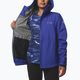 Giacca da pioggia Columbia OmniTech AmpliDry II donna blu clematis 4