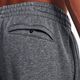 Pantaloni da allenamento maschili Under Armour Essential Fleece Joggers grigio medio melange/bianco 4