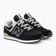 New Balance GC574 nero NBGC574EVB scarpe da bambino 4