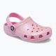 Crocs Classic Glitter Clog T fenicottero infradito per bambini 9