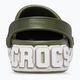 Crocs Off Court Logo Clog infradito verde militare 13