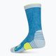 HOKA Crew Run Sock 3 paia di calzini da corsa blu diva/acqua ghiacciata/serale primula 5