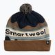 Smartwool Knit Winter Pattern POM berretto in erica marina profonda 5