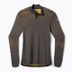 Smartwool Intraknit Thermal Merino Baselayer Uomo 1/4 antracite/oro miele manica lunga termica 3