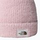 Berretto invernale da donna The North Face Salty Bae foderato rosa muschio 2