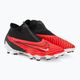 Nike Phantom GX Pro DF FG scarpe da calcio di colore cremisi/bianco/nero 4