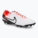 Nike Tiempo Legend 10 Pro FG bianco/nero/lucido cremisi scarpe da calcio