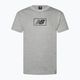 T-shirt New Balance Essentials Logo grigio atletico da uomo 4